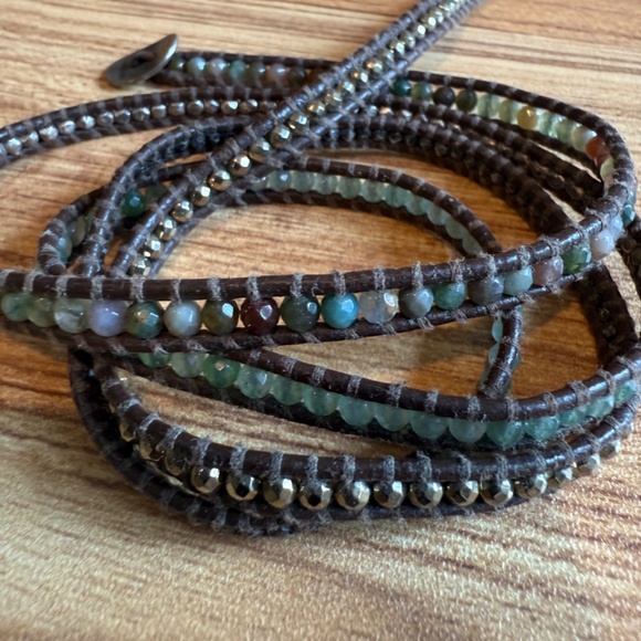 ChanLuu 5 wrap multi colored stone bracelet - Picture 4 of 5